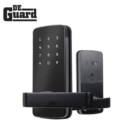 Deguard :Touch-Keypad w/Lever (BLACK) w/Bluetooth App DBATSL-BLACK
